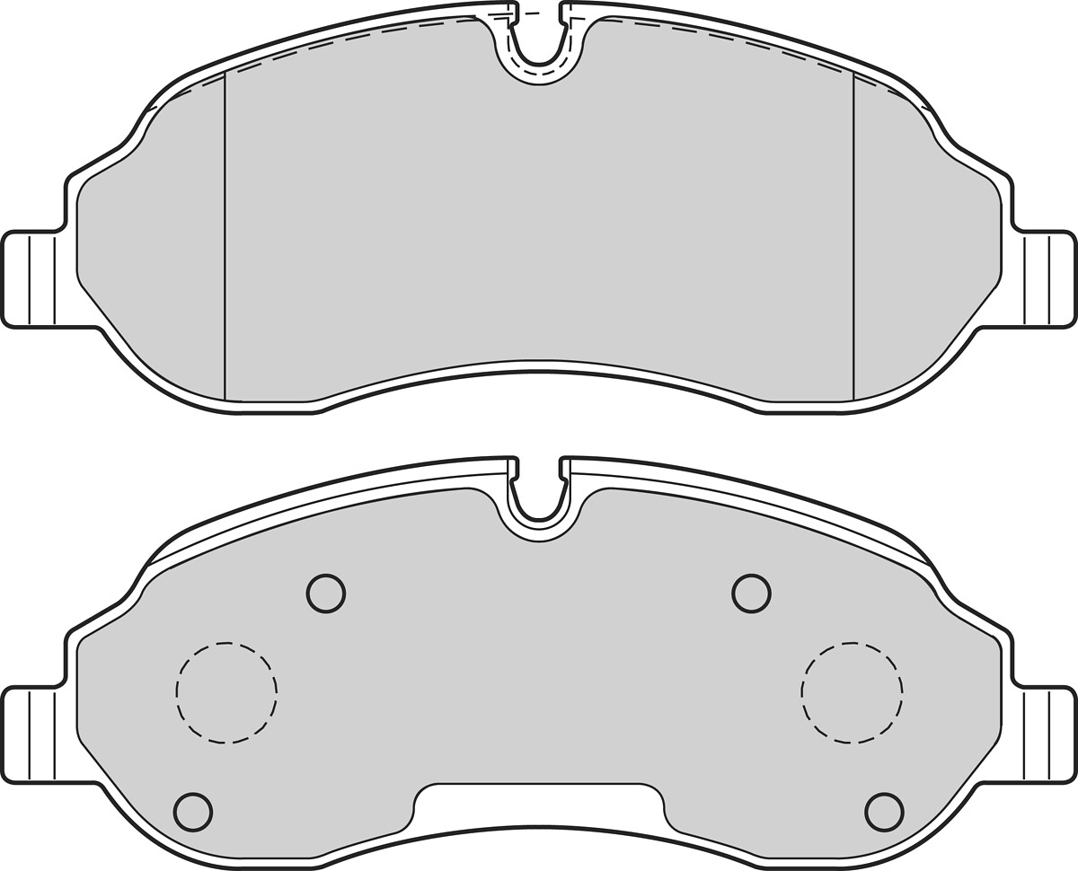 Jeu de 4 plaquettes de frein VALEO 302664
